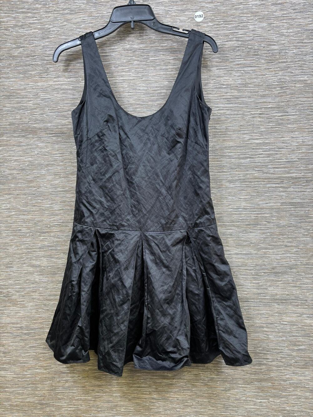 Laundry By Shelli Segal Dress Womens Size 2 Black Fit & Flare Pleated Mini Party